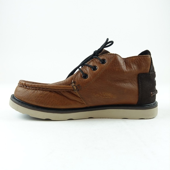TOMS Men\'s Waterproof Leather Chukka Boots R4S12 main image 6